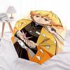 1pc Agatsuma Zenitsu Umbrella, Sun Protection, And UV Shielding. It Has Eight Sturdy Ribs for Outdoor Use And Perfect As a Holiday Gift
