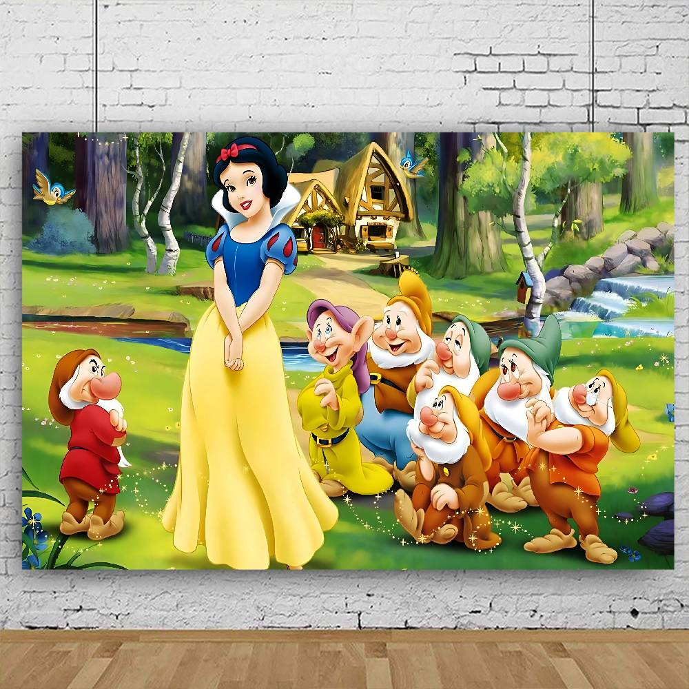 S-snow W- - Nice Photographic Background for Decoration, Girls  Party Supplies, Princess Banner 120x70cm