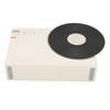 Vintage BT Speaker Tabletop Retro Clock Speaker Rotating Retro Record Player Shape Speaker for Home