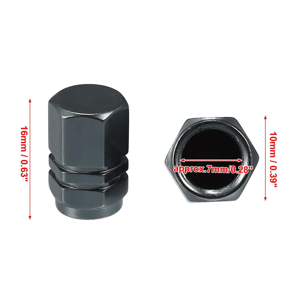X AUTOHAUX Tire Stem Valve Cap Wheel Valve Cover Car