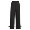 Striped Running Training Fitness Pants Women Bottoms Black IK5138