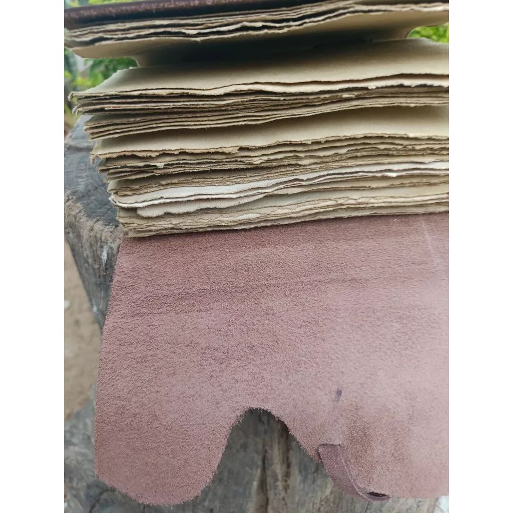 Diario 100% Cuero Puro 200 Hojas de Papel Vintage