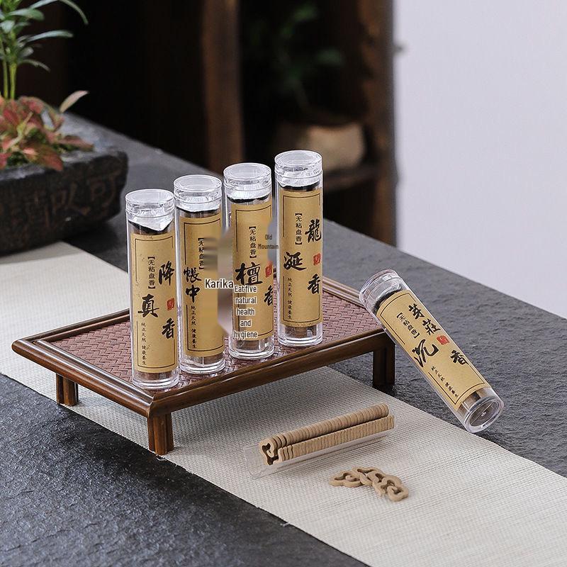 Adhesive-Free Auspicious Cloud Incense Coils - Ancient Formula, Sandalwood & Agarwood for Indoor Use