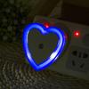 Heart-Shaped LED Night Automatic Sensor Light Bedroom Hallway Stairs Wall Lamp