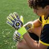 1 Pair Antiskid Kids Goalie Gloves Finger Protection Soccer Goalie Gloves  Play Football