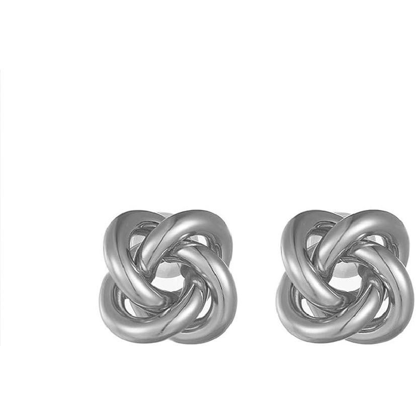 

Gold Silver Knot Earrings for Women Love Knot Earrings Statement Earrings Minimalist Small Earrings Birthday Jewelry for Women