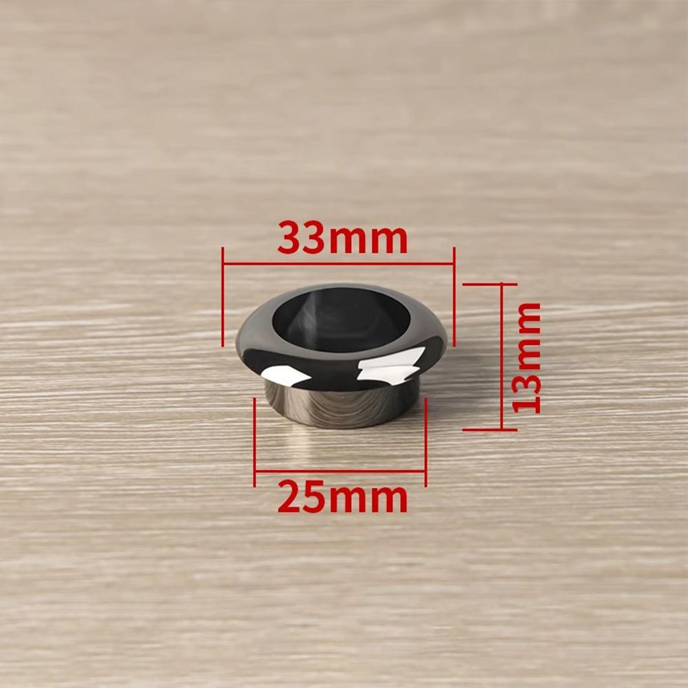 4Pcs 18/25MM Cable Hole Cover Computer Desk Cabinet Vent Decorative Ring Cable Outlet Port Wire Hole Cover Hardware Accessories