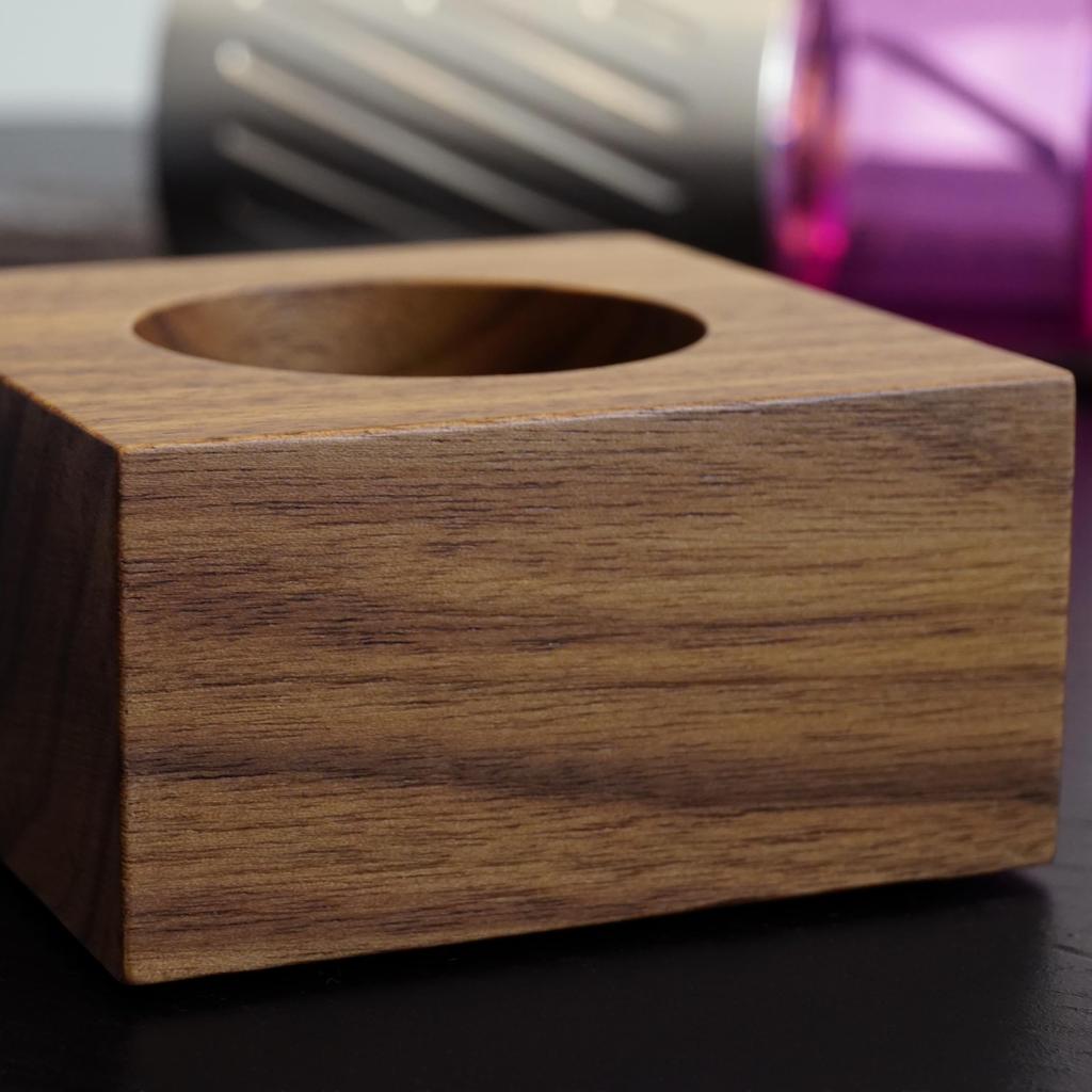 BERGBUCH Coffee Grinder Luxuriously Carved from Solid Fits Coffee Grinders Up To 53mm In Including the Timemore C3S and 1Zpresso Accessory Case Stand,