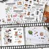 moin moin for convenience and everyday soft serve ice cream 2504sl357 stickers, 12-piece set, small, supermarkets, stores, items/stuffed toys, cream,