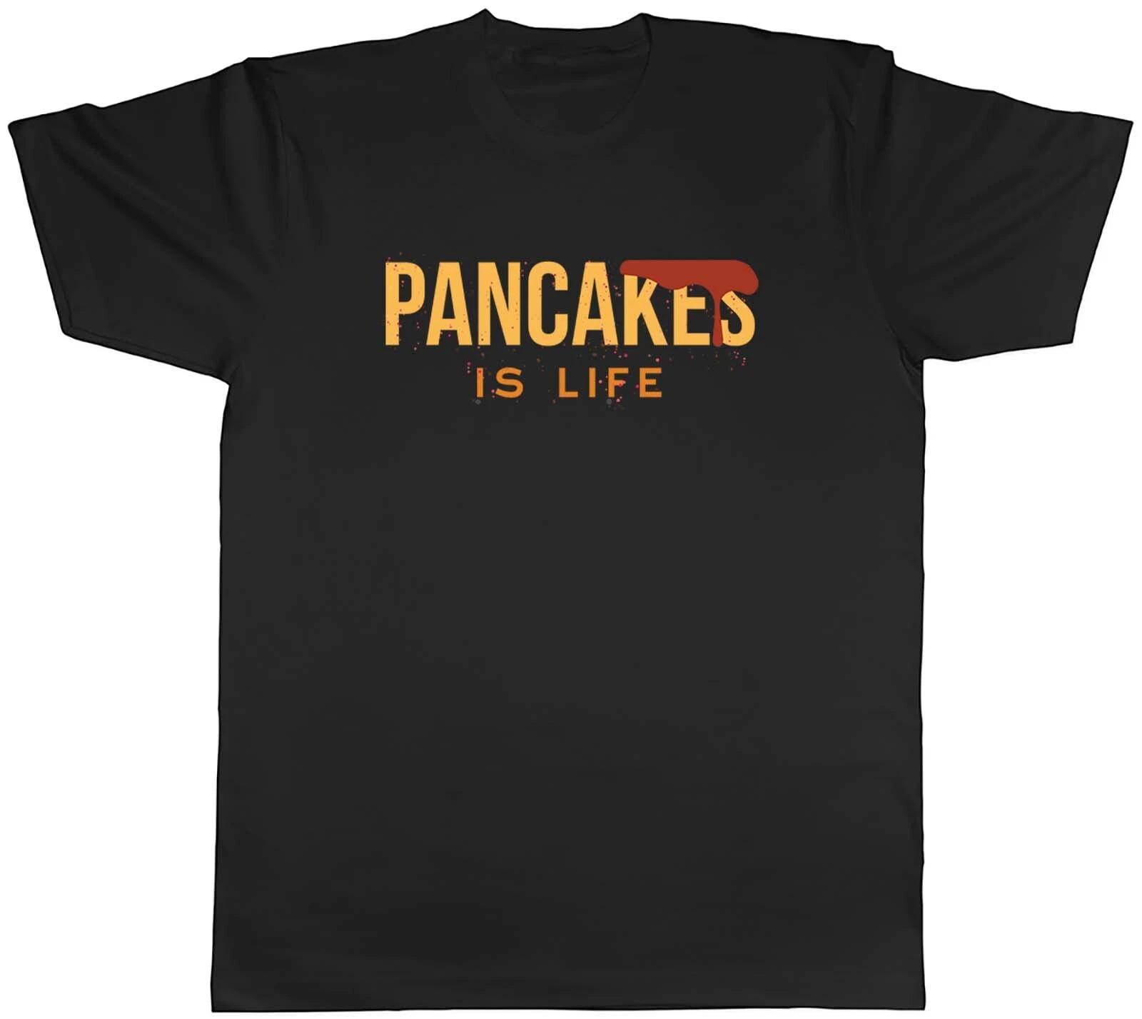Pancakes is Life Mens Unisex T-Shirt Tee XS