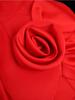 Afridan Women Party Sexy Tube Top Mini Dresses 3D Big Flower Christmas Off Shoulder Bodycon Wedding Guest Celebrate Event New