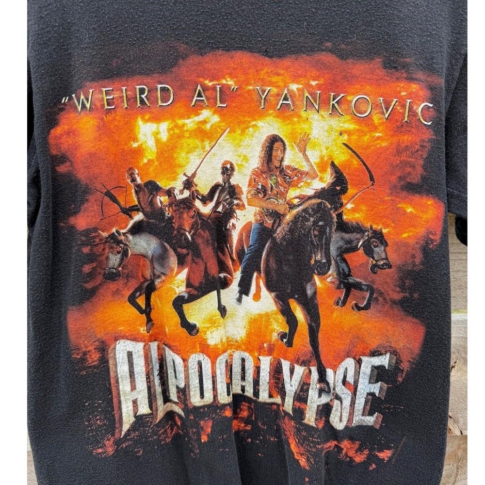 Weird Al Yankovic Alpocalypse 2001 Shirt Black Unisex S-5XL IM0971 Unisex T-Shirt XL
