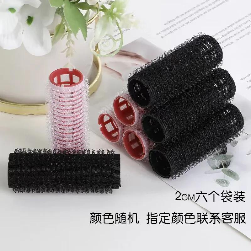 6Pcs Hair Rollers Heatless Curlers No Heat Hair Bangs Volume Salon Hairdressing Curlers Sticky Hair Styling Tool