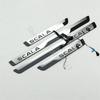For Skoda SCALA   ~2025 Stainless External Scuff Plate Door Sill Guards Thresholds Cover Trims Car Accessories