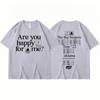 Kendrick Lamar T-Shirt Bist du glücklich für mich The Big Steppers Tour Okalama T-Shirts Unisex Hip Hop Mode T-Shirts Streetwear