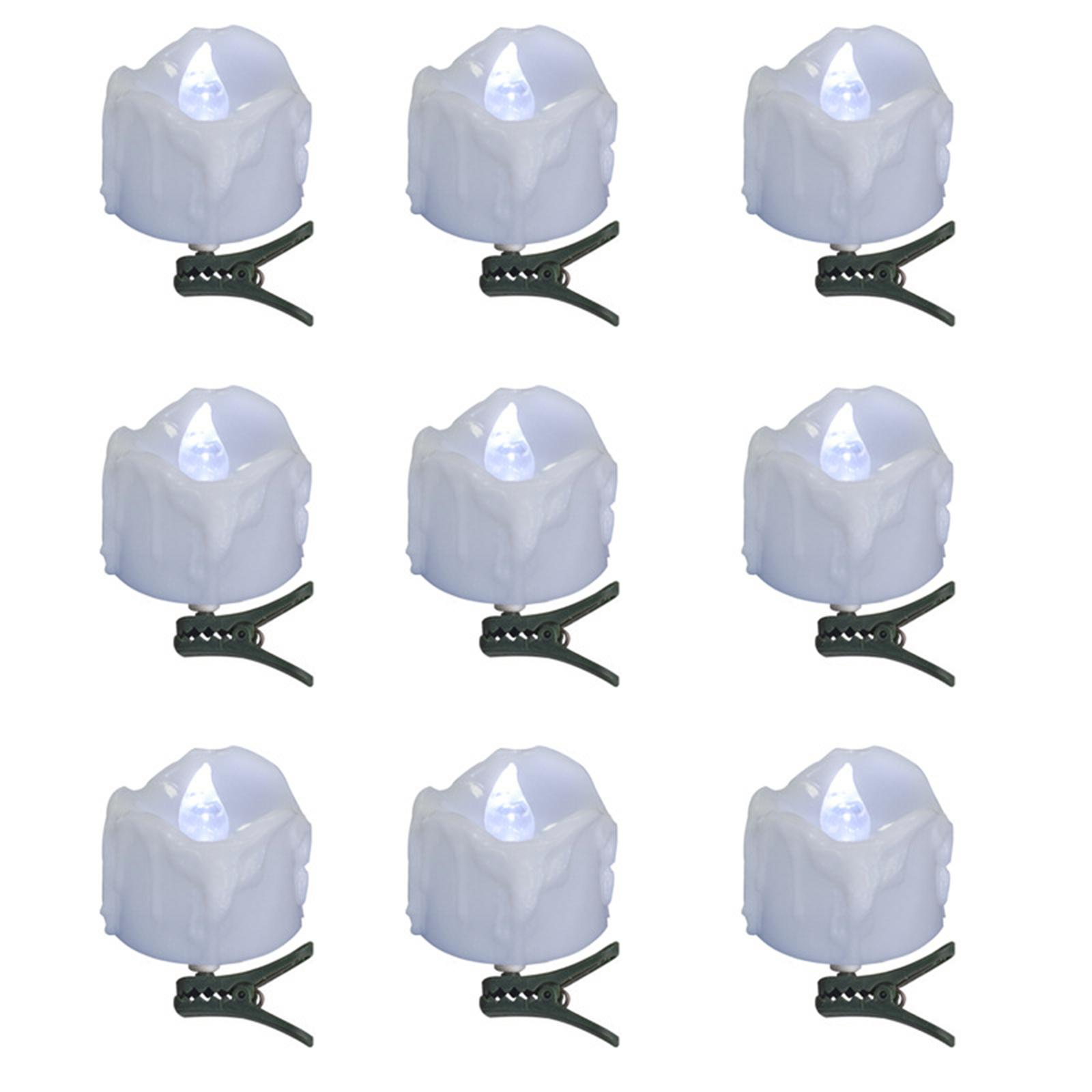 

Светодиодная имитация электронной свечи, реалистичное пламя, создающее уютную атмосферу One Size белый