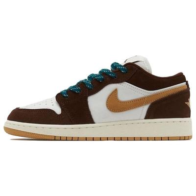 Air 1 Low GS Cacao Wow Kids Sneakers Brown Twine Sail FB2216-200