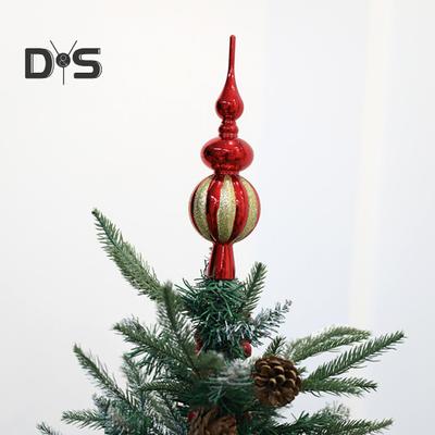 3 pezzi Puntale per albero di Natale Facile installazione Ornamenti per cima dell'albero Decorazione festiva per albero di Natale Decorazione per la casa