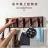 Coat Rack Hook Nordic Walnut Wall Clothes Racks Furniture for Home Dressing Rooms Piano Keys Coat Shelves Dress Hanger Room
