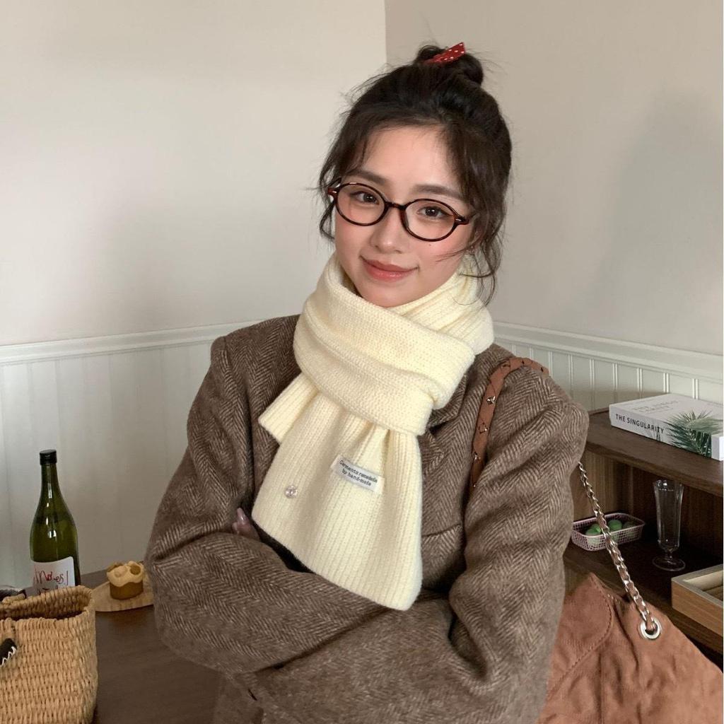 2025 Herbst/Winter Damen Vielseitiger Wollstrickschal - Weich, Warm und Stilvoll Hochwertiger Nackenwärmer