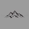 mountains criss-cross creative&funny stickers for cartoon fans&lover,high quality for car trucks motorcycles &laptops