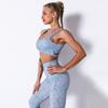 Summer Patchwork Digital Printed Sports Underwear Fitness Yoga Bra Beauty Back Tight Top