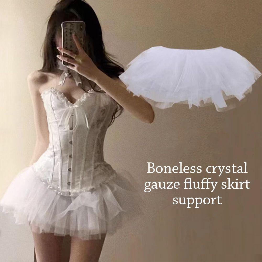 Short Petticoat Without Hoop Ball Gown Petticoats Fashion Flower Dress Accessories
