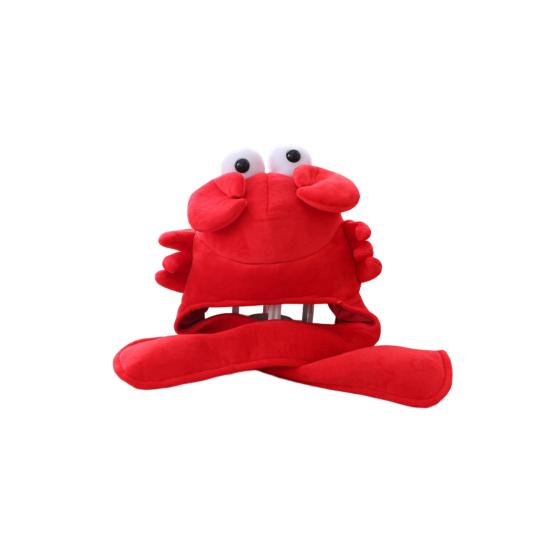 

Крабовый головной убор Милые длинные уши Красный цвет Мягкий головной убор Кроссдрессинг Головной убор Плюшевая мультяшная шляпа Костюм для вечеринки Косплей Реквизит для селфи-фотографии красный