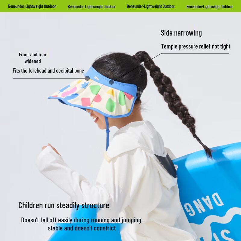 Beneunder Kids UV Protection Sun Visor Hat