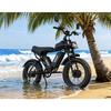 YVY Q20 PRO Elektrische Fiets DUBBELE MOTOR 2000W – DUBBELE BATTERIJ 52V 40Ah – Actieradius 200km – Snelheid 50km/u – Banden 20x4.0