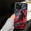 Death Grim Reaper Skull Scythe Case for iPhone 17 Air 16 16E 15 14 11 Pro Max Soft Phone Cover 12 13 Mini 7 SE 2020 8 Silicone B