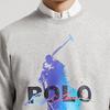 Polo Ralph Lauren Logo Print Crewneck Sweatshirt Unisex Sweatshirt Gray MNPOKNI16821865-020