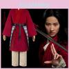 Elegant Hua Mulan Chinese Hanfu Cosplay Costume For Women And Girls With Full Set Wig