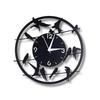 Clock for Home,Office,Living Room,Bedroom,Kids Room & Kitchen | Big Size Stylish Latest Home Decor| (33 X 33 CM) | Black Color (Battery Included)