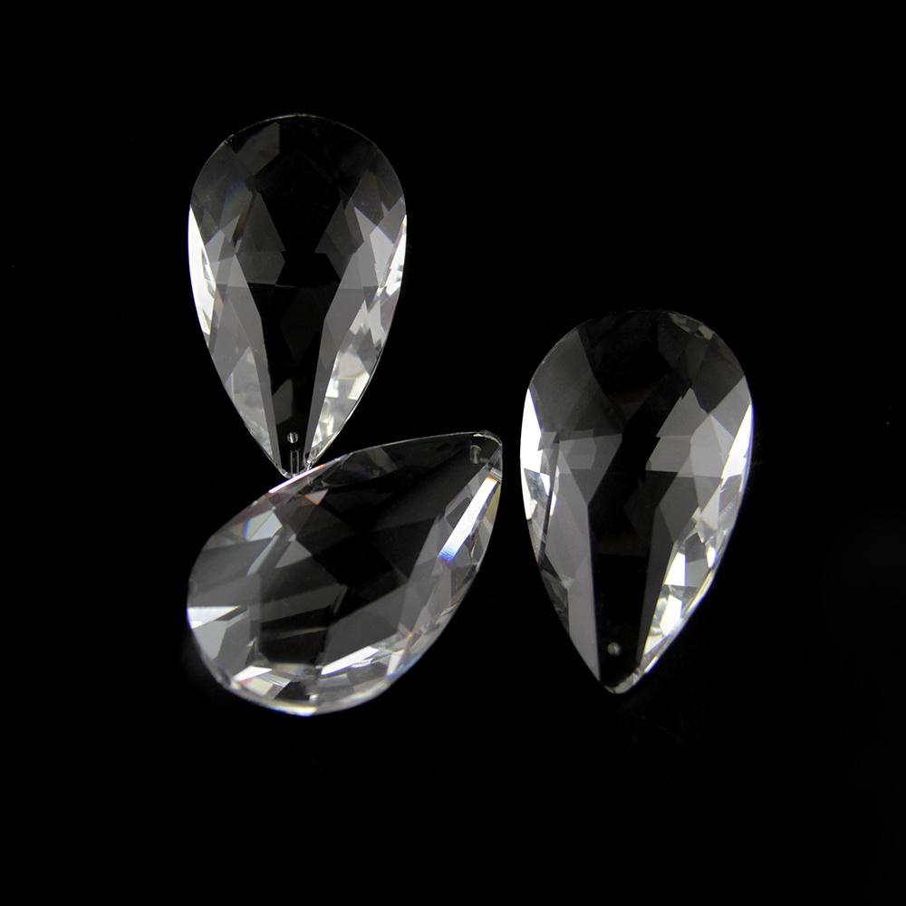 76Mm 89Mm 100Mm 1Pc Clear Tear Drop Chandelier Parts Crystal Prisms Accessories Decoration For Home