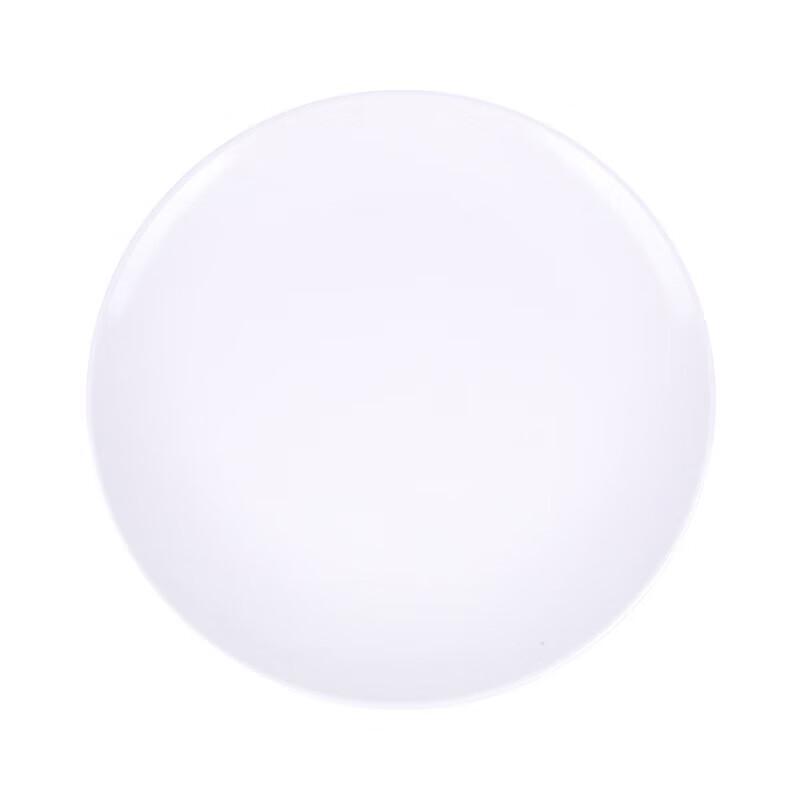 Wuhe White Melamine Round Dinner Plate