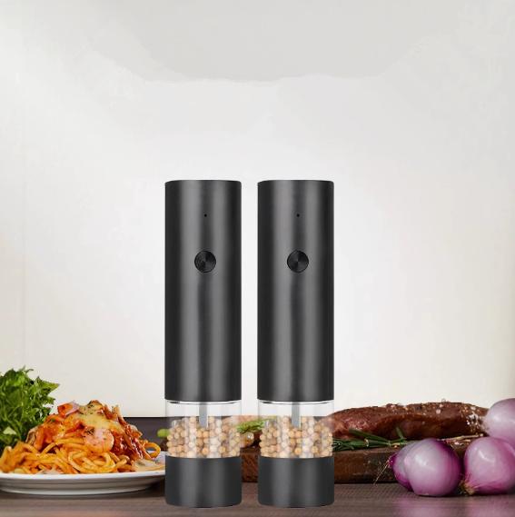 Electric Pepper Grinder Automatic Salt Adjustable Coarseness Spice Grinder Kitchen Seasoning Grinding Tool