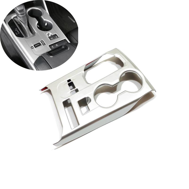 LHD For Toyota Highlander ABS carbonfiber Central Console Gear Shift Box Panel Cover Trim Interior accessories