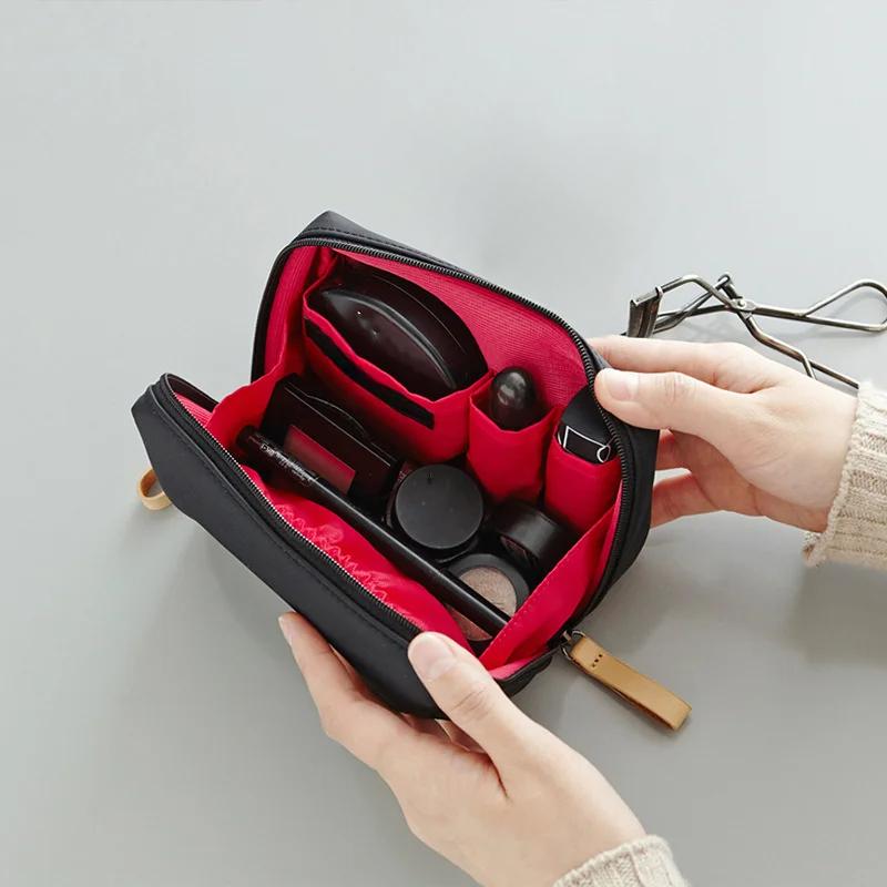 2025 Women Cosmetic Bag Solid Color Minimalist Style Makeup Bag Toiletry Bag Waterproof Make Up Organizer Pouch