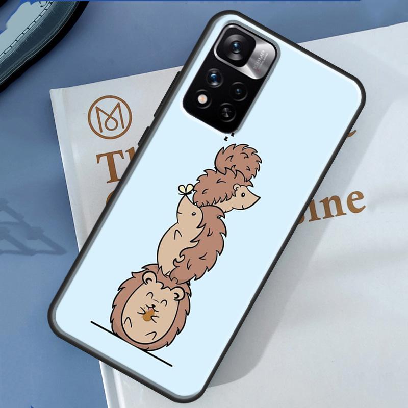 

Милый Ежик Цветной Чехол Для Xiaomi Redmi Note 14 13 Pro 12 11 9 10 9S 10S 11S 12S Redmi 13C 10C 12C 14C Обложка Redmi Note 11S