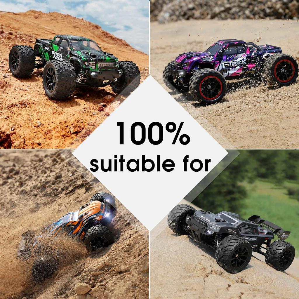 HAIBOXING 1/18 Steel Front CVD Drive Shafts, RC Parts for HBX18859 18858 18868 RC Cars Pins+Lock Nut M3 Included(M1884)