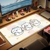 Usagi Print  Cushion Non-slip Laptop Tablet Big Mousepad XXL Mat Mini PC Playmat With Lock edge