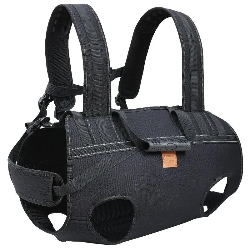 New Big dog travel backpack multifunctional outdoor disabled dog walking stretcher medium and large dog travel assistance tool