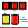 Bike Lights for Night Riding Bicycle Tail Light USB Rechargeable LED Lantern Warning Light Rear Easy To Install Cycling Lamp