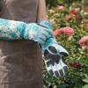1 Pair Durable Long Gardening Gloves Long Elbow Design Rose Pruning Gloves  Harvesting Chestnuts