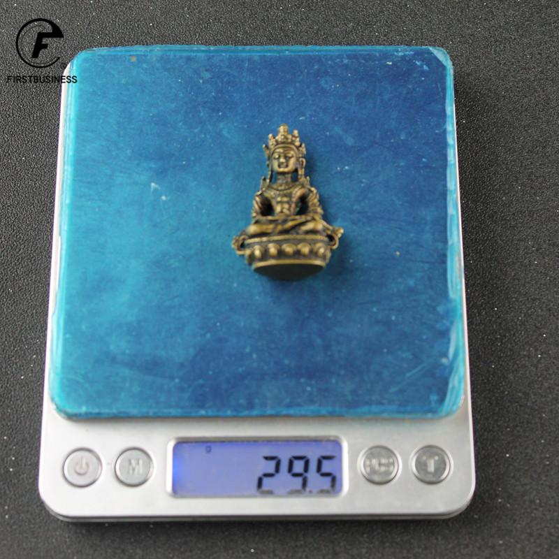 Antique Brass Buddha Nepal Statue Home Decorations Craft Accessories for Living Room Copper Tibetan Buddhism Figurines Ornament