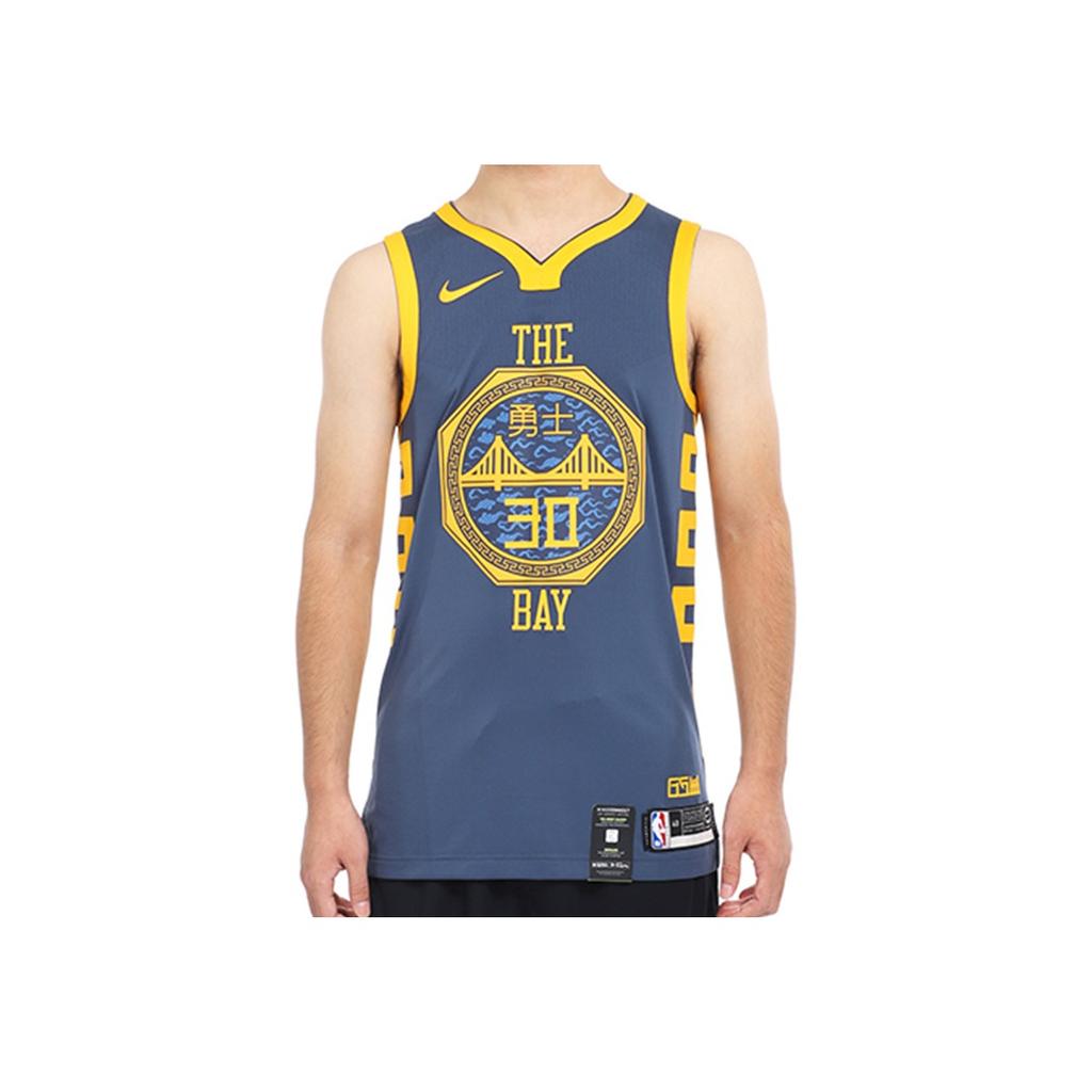 Nike NBA Player Edition Jersey 2018-2019 Season City Edition Men Tops Blue AH6209-427