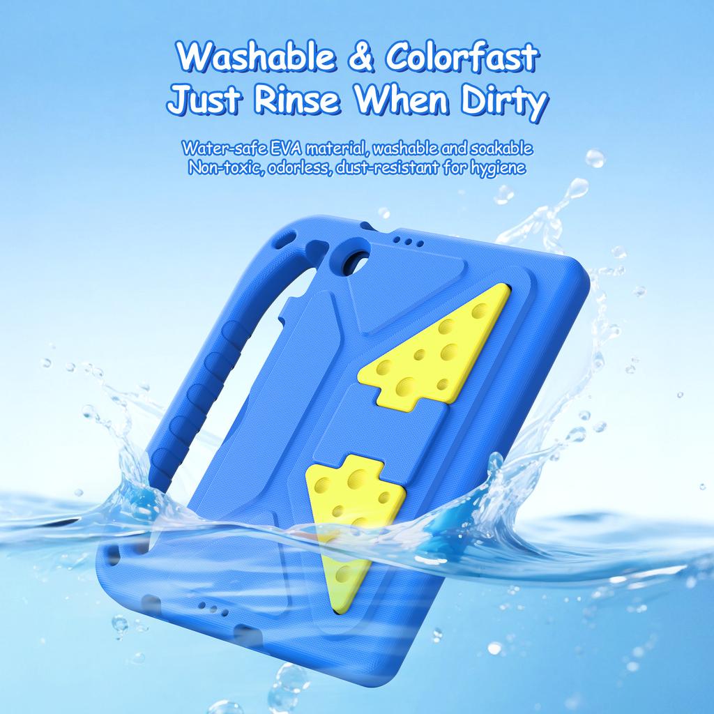 Pro Lenovo Tab 10.1 (2025)/Lenovo Tab K10 (2. gen) Pouzdro na tablet se stojánkem DUX DUCIS Puff Series EVA Dětský nárazuvzdorný kryt