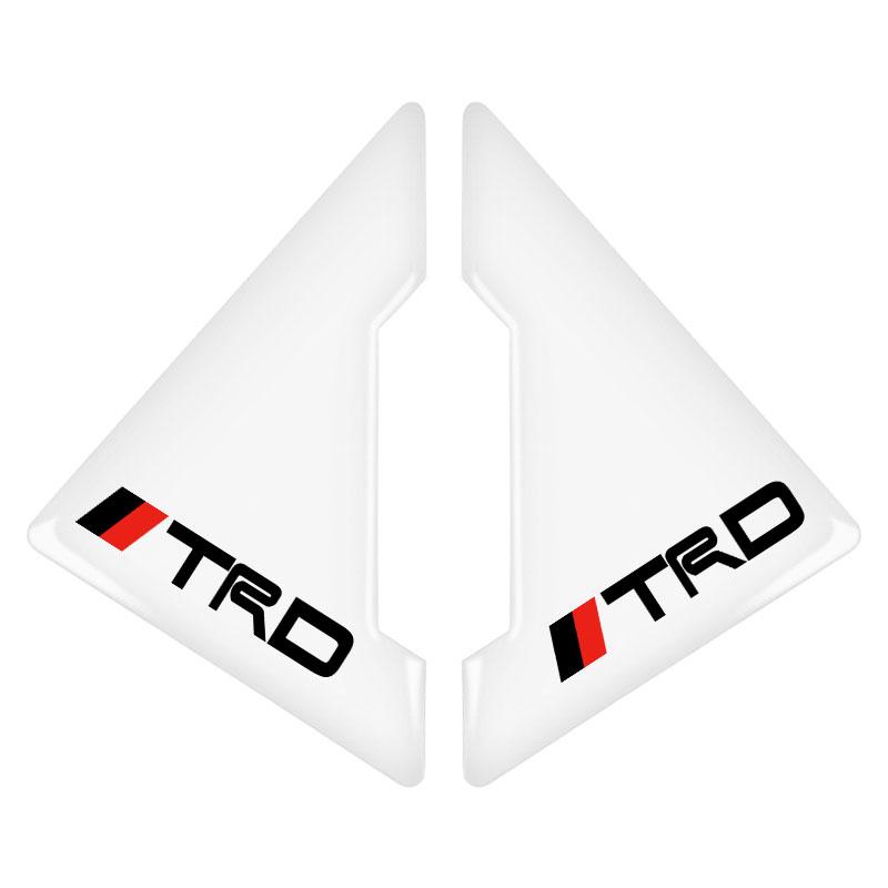 2Pc Car Door Corner Cover Anti-Scratch Protection Sticker Styling for Toyota Auris Rav4 Yaris Hilux Corolla Prius Avensis Emblem