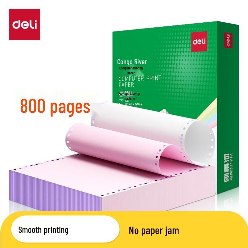 Deli GGH241 Color Dot Matrix Computer Paper